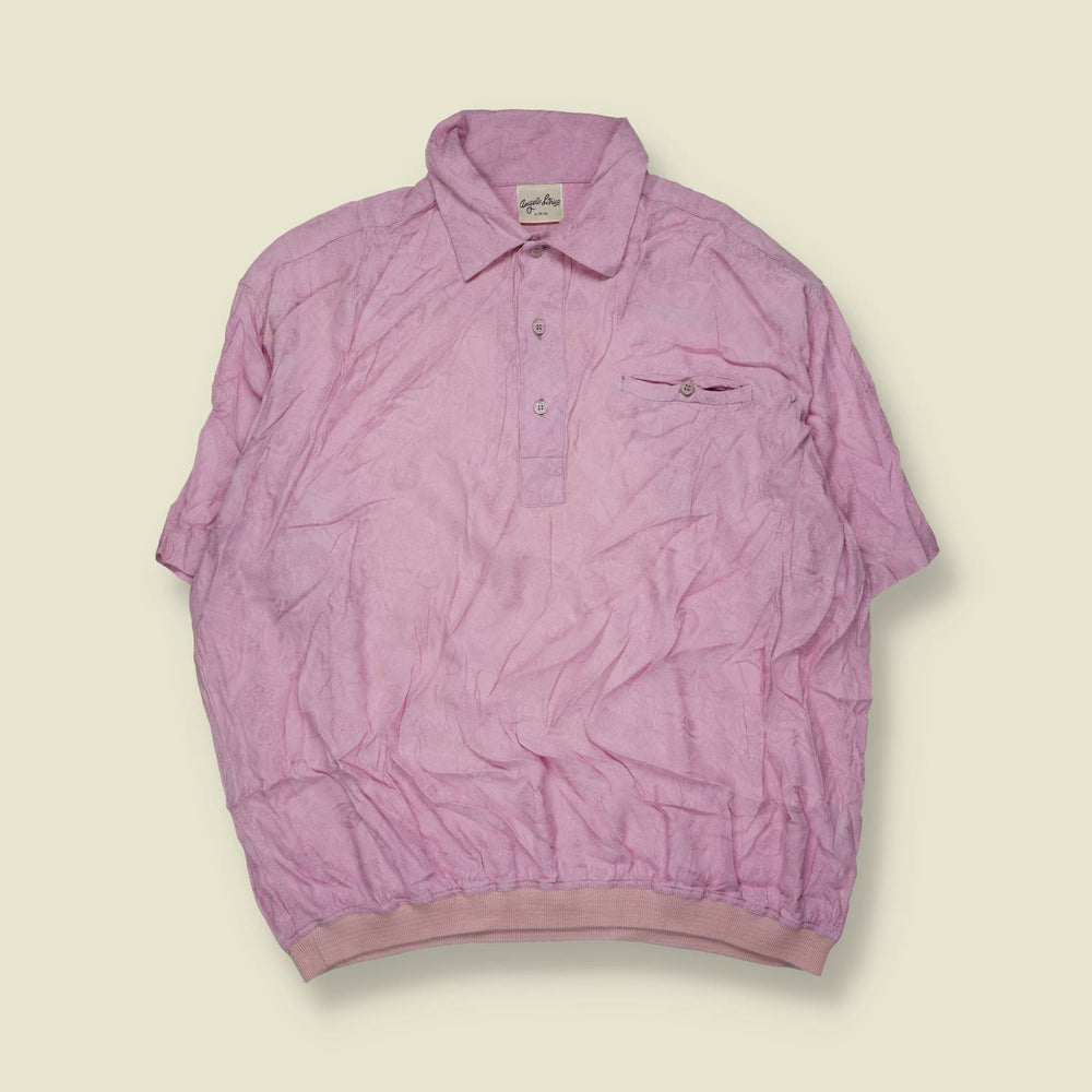 1980s | Angelo Litrico | Short Sleeve Polo Shirt | Pink – XXXXL