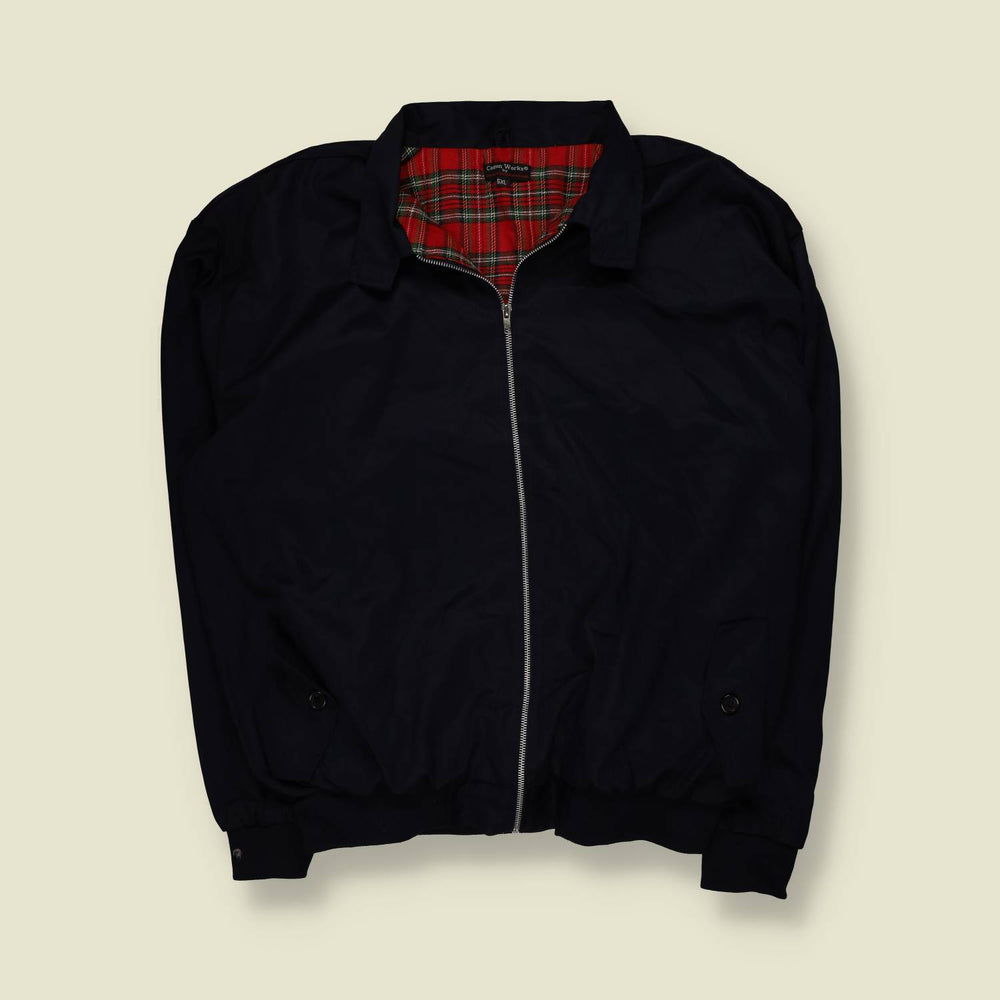 2000s | Cotton Works | Harrington Jacket | Dark Blue – XXXXL