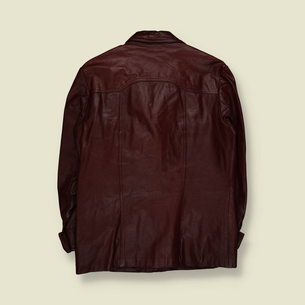 1970s | Leather Jacket | Oxblood – M