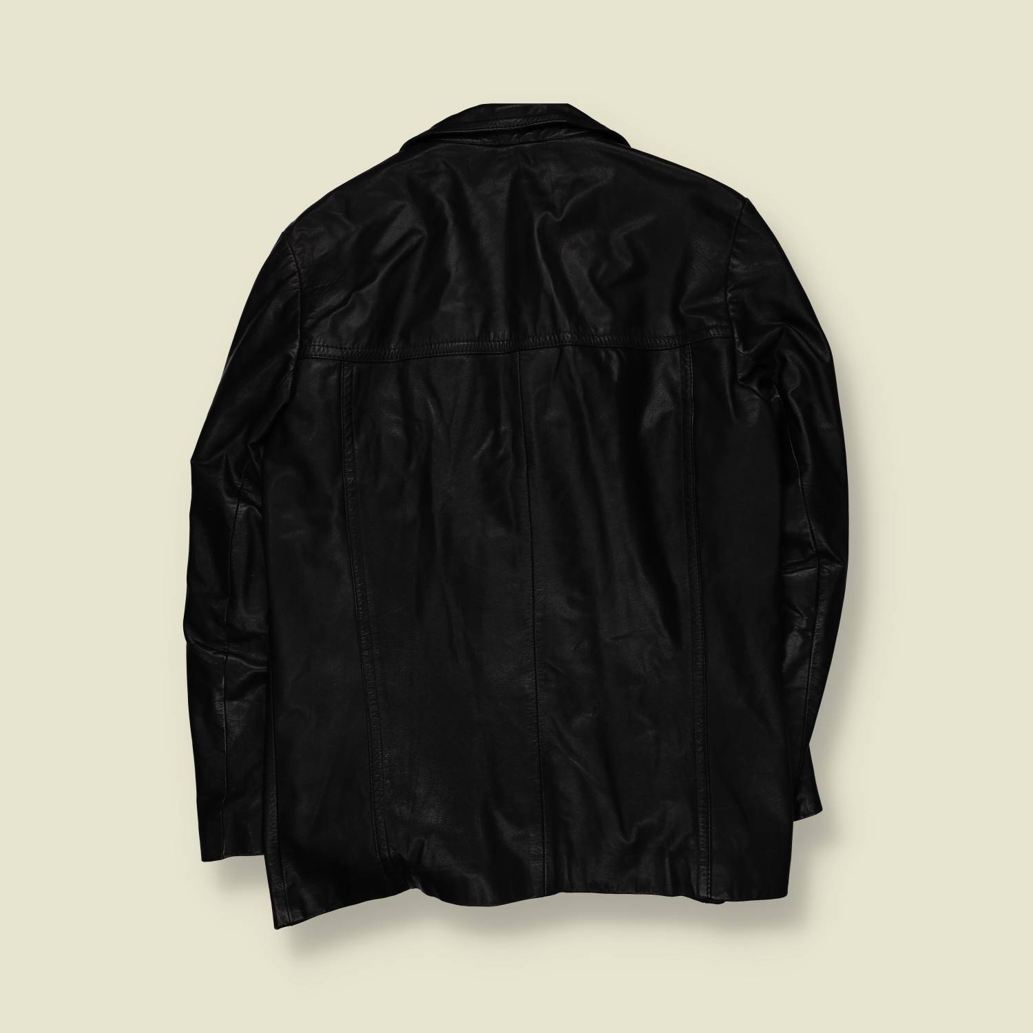 1970s | Leather Jacket | Black – S