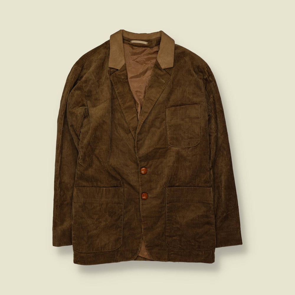 1980s | Iktor | Corduroy Jacket | Brown – S