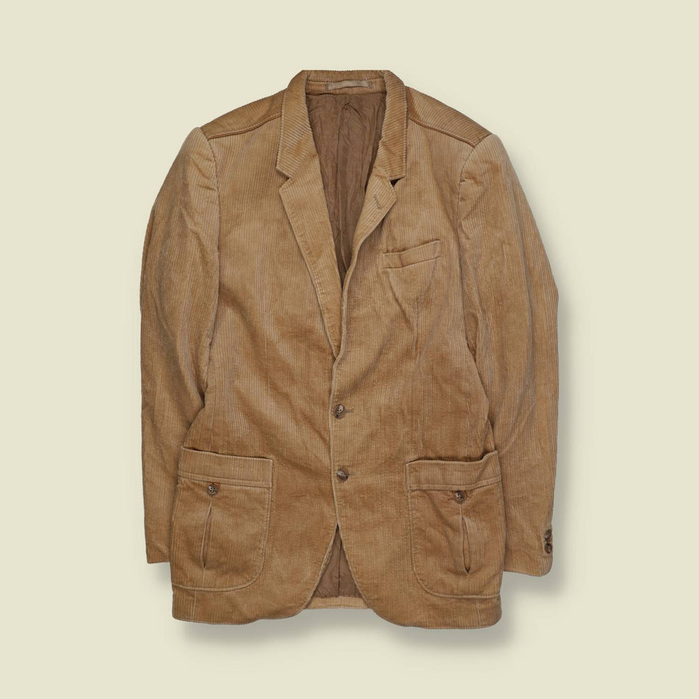 1980s | Corduroy Jacket | Tan – XS