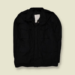 1990s | M-65 Style Field Jacket | Black – XXL