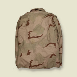 2000s | Desert Camo M-65 Style Field Jacket – L