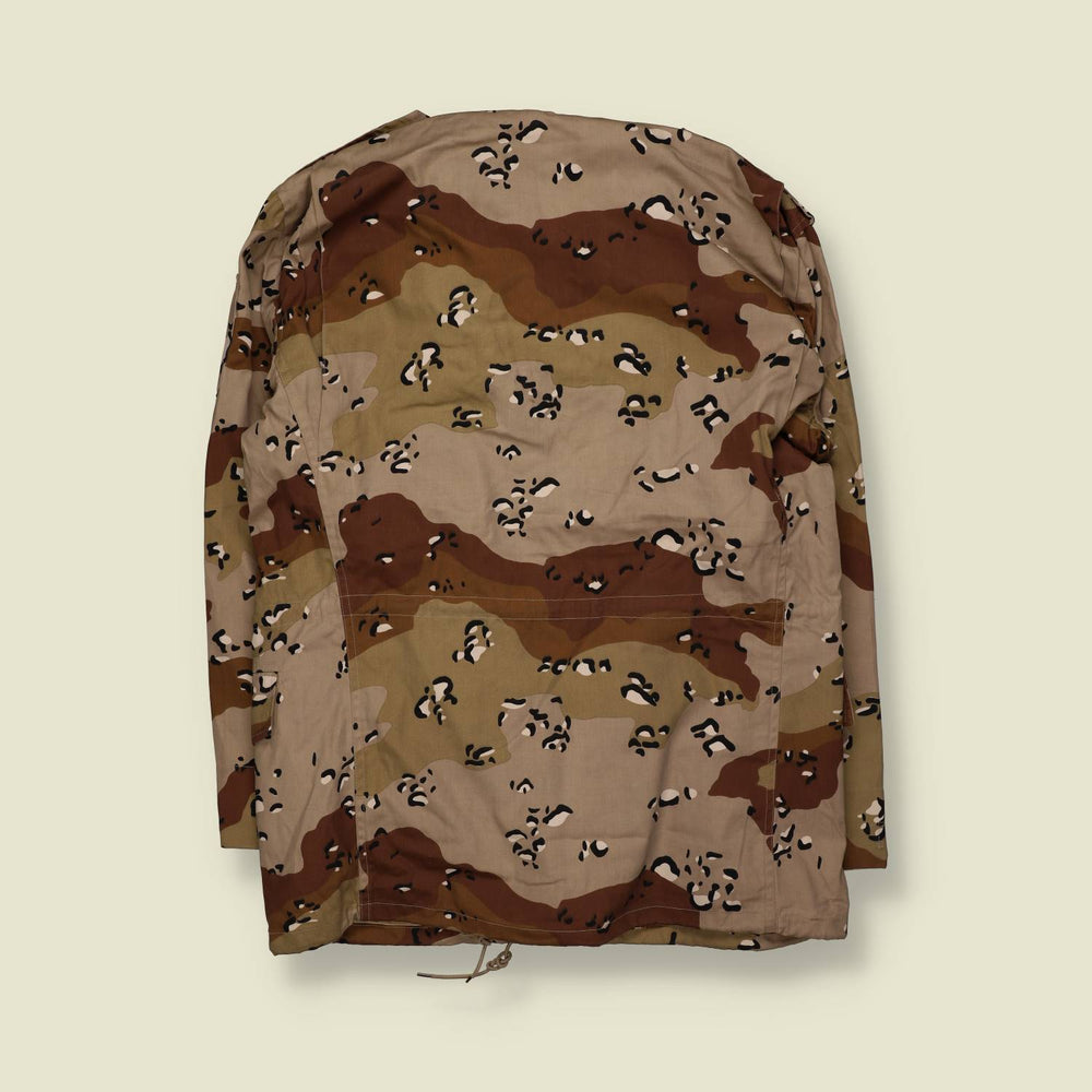 1980s–1990s | Desert Camouflage Field Coat | Chocolate Chip Camo – L