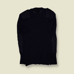 1990s | Gieves & Hawkes Savile Row | British Army Commando Sweater | Navy – XXS
