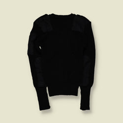 1990s | Albanous | British Army Commando Sweater | Black – XXS