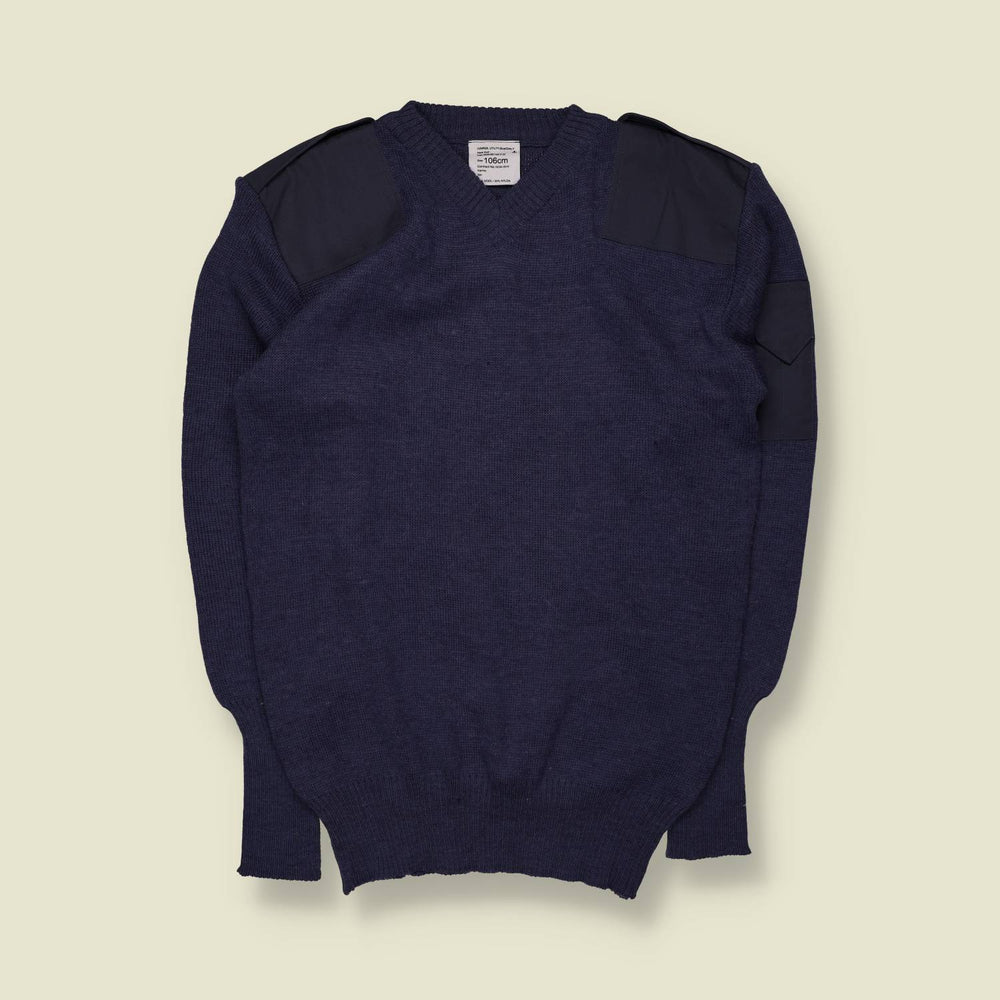 1990s | Royal Air Force | Commando Sweater | Navy – L