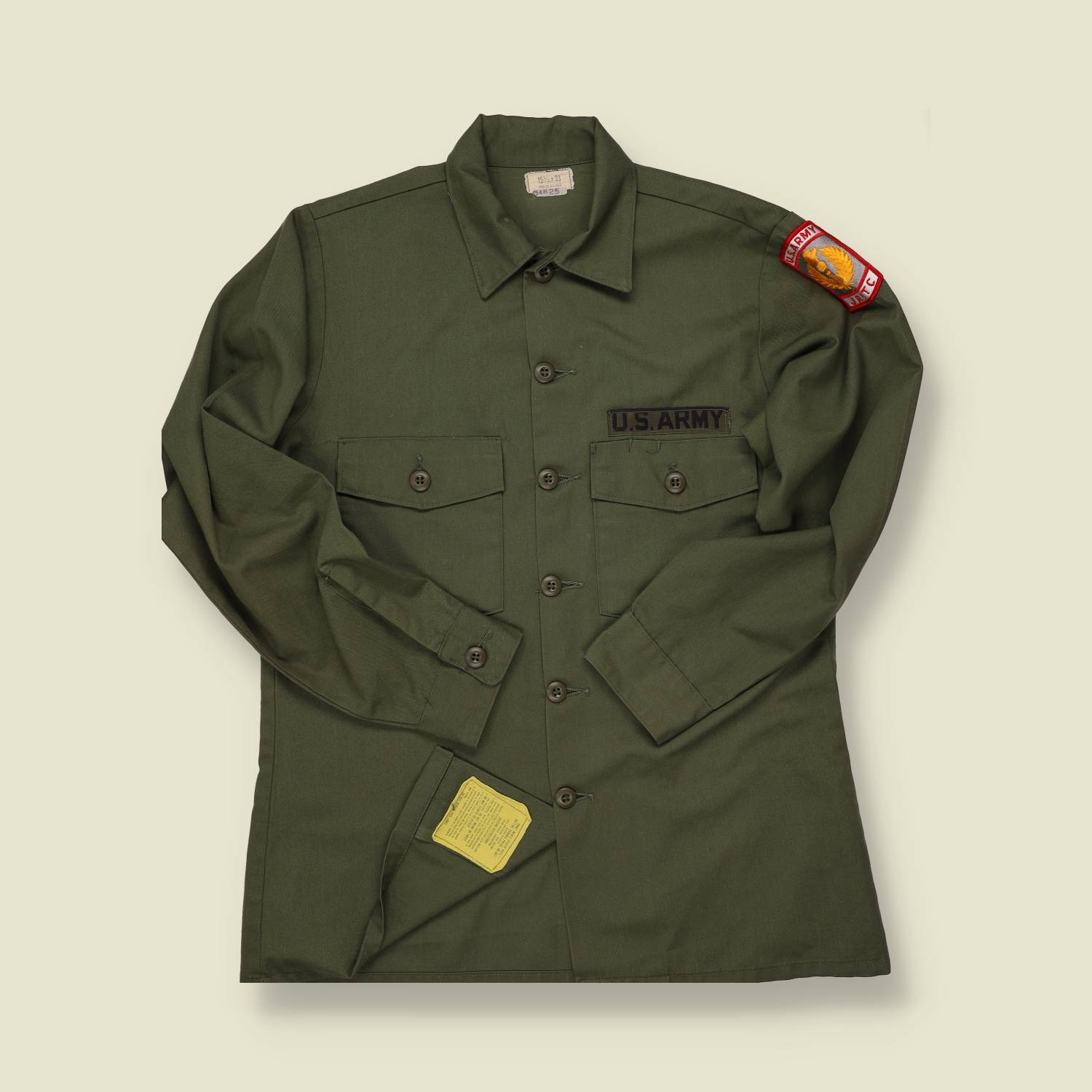 1970s US Army Fatigue Shirt - L