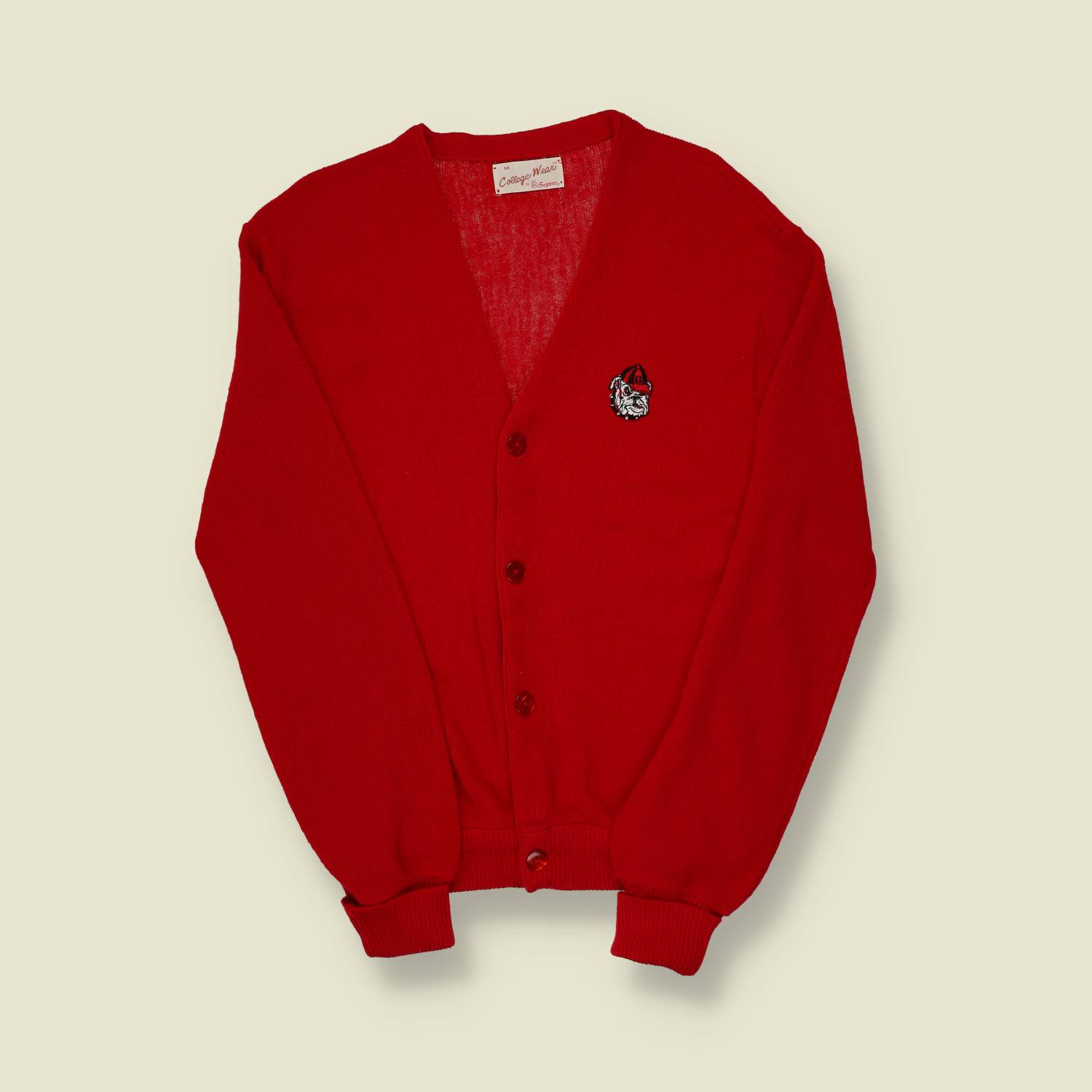 1980s Bulldog Cardigan - M