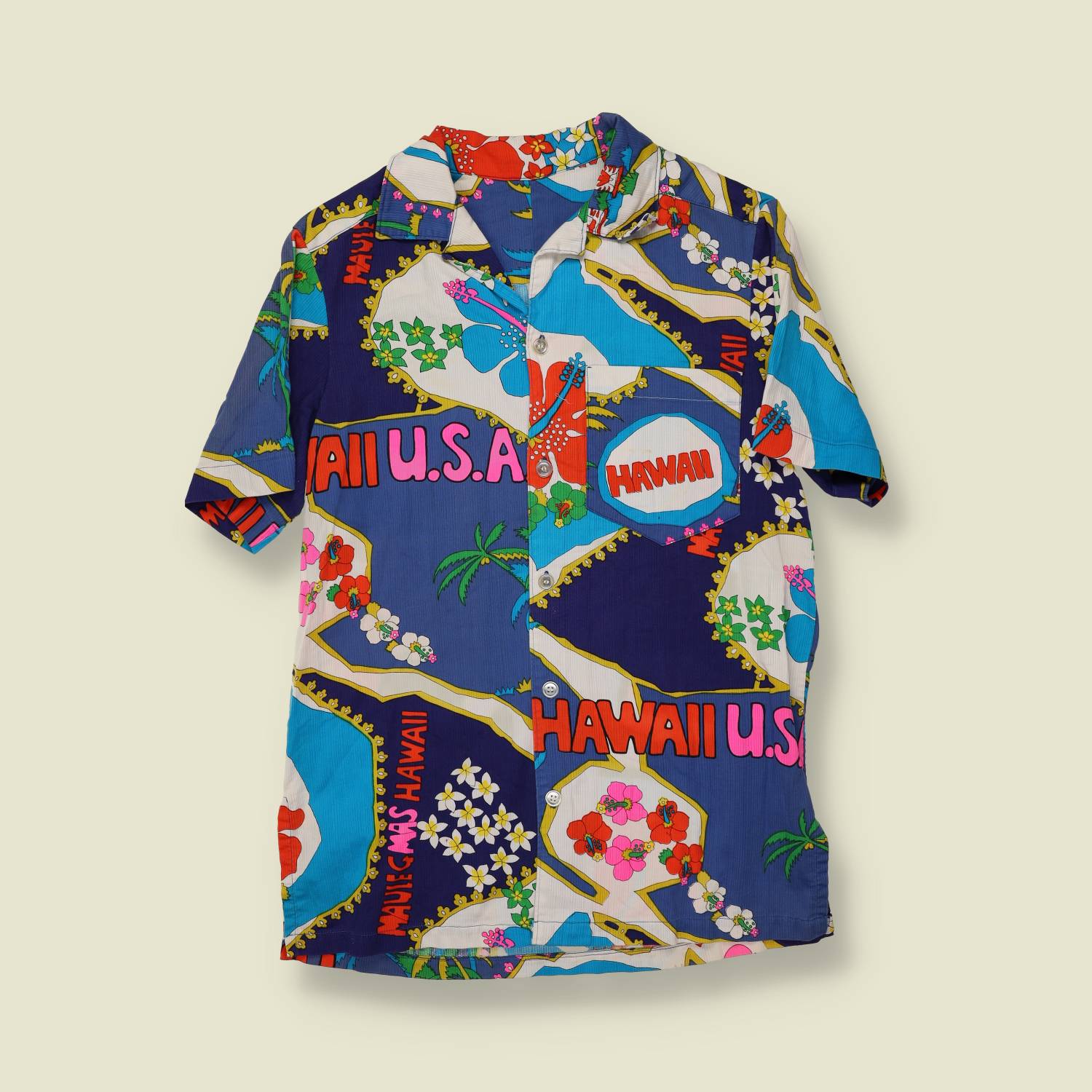 1970s Hawaiian Shirt - XS