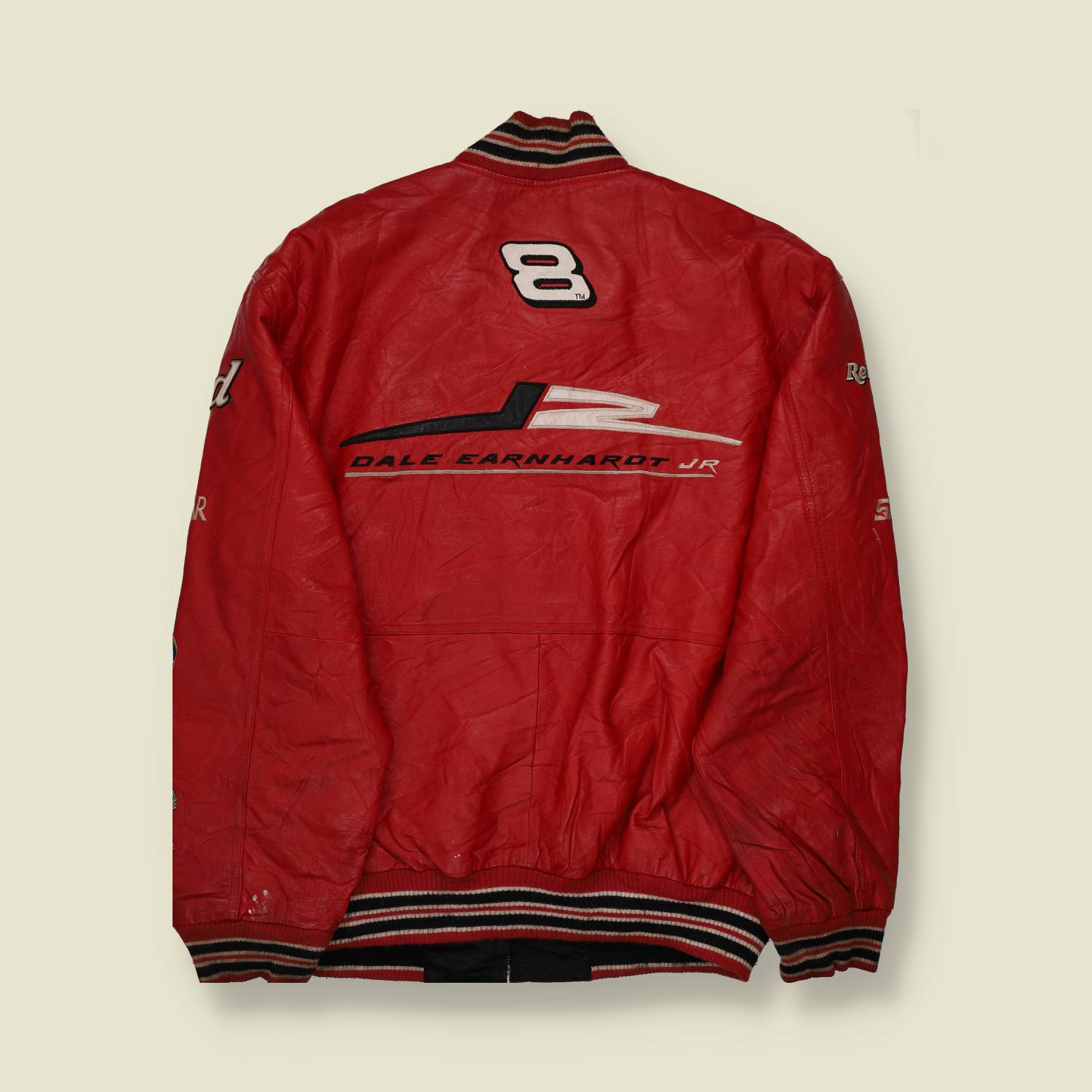 2000s Reversible Budweiser Leather Nascar Jacket - XXL