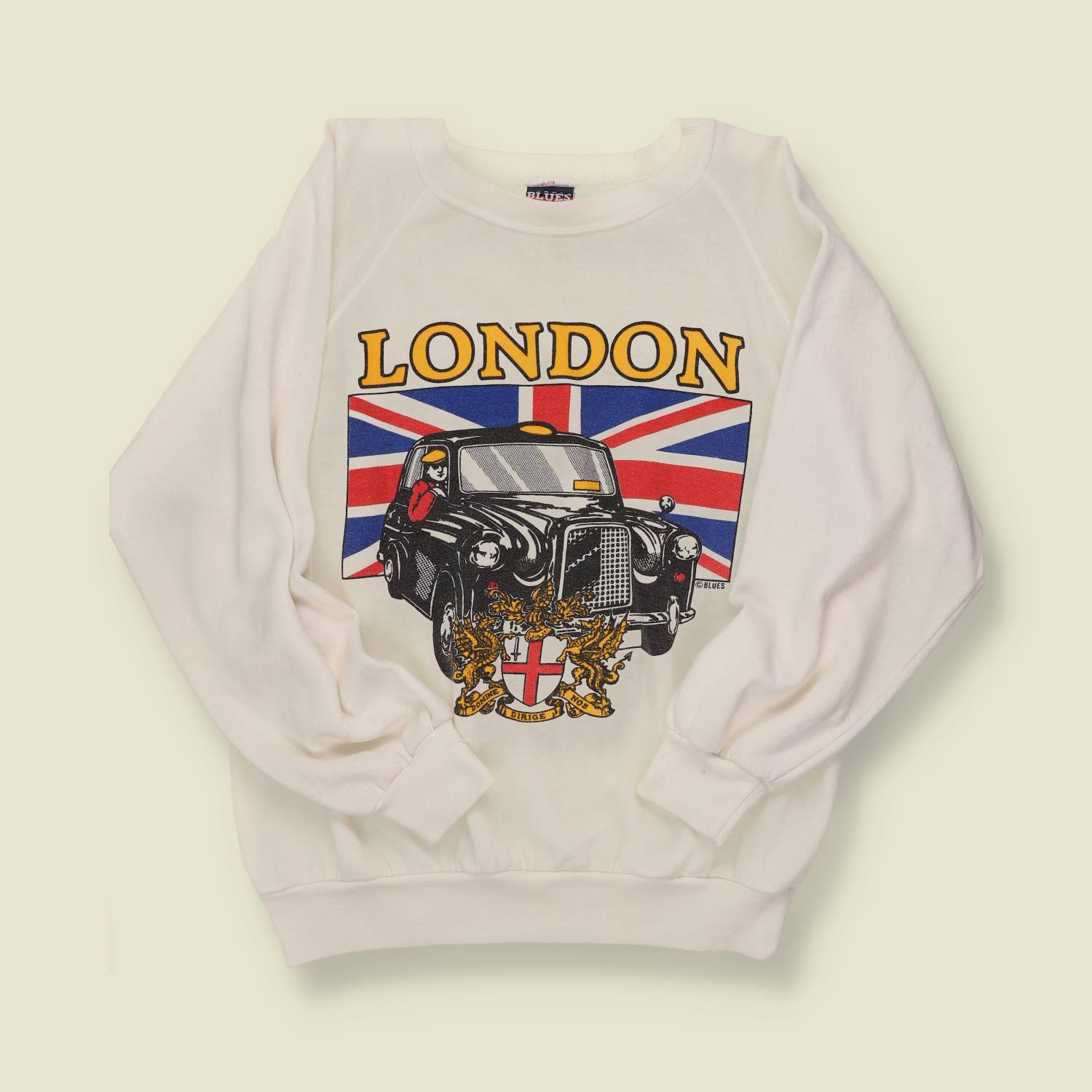 1980s London Cab Sweater - L