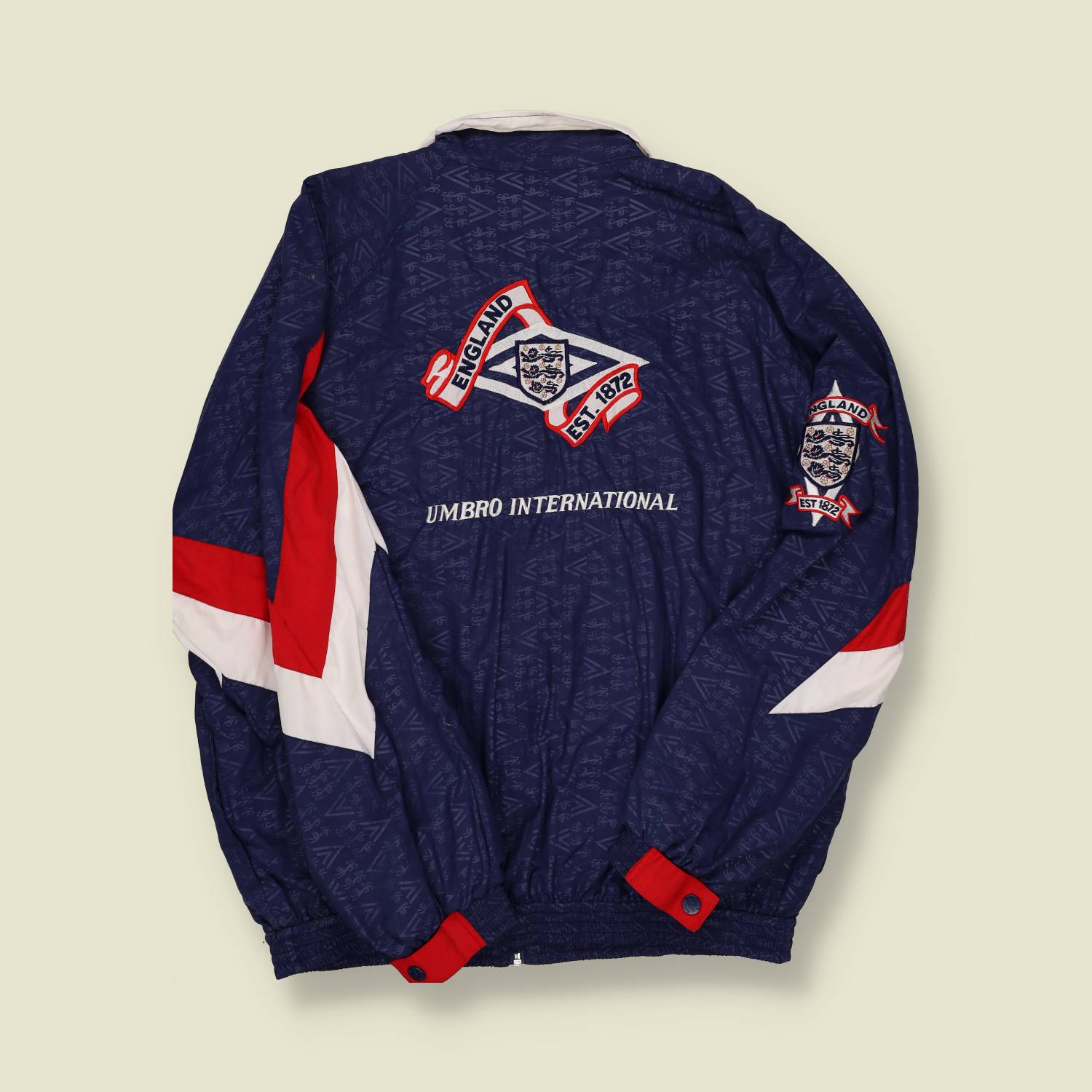 1990/92 Umbro England Football Track Top - L
