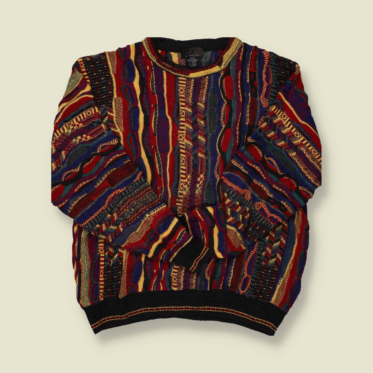 1990s Coogi Style Knit - XL