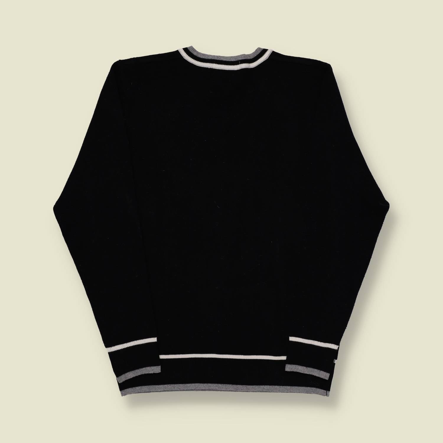 1990s Fred Perry V Neck Knit - M