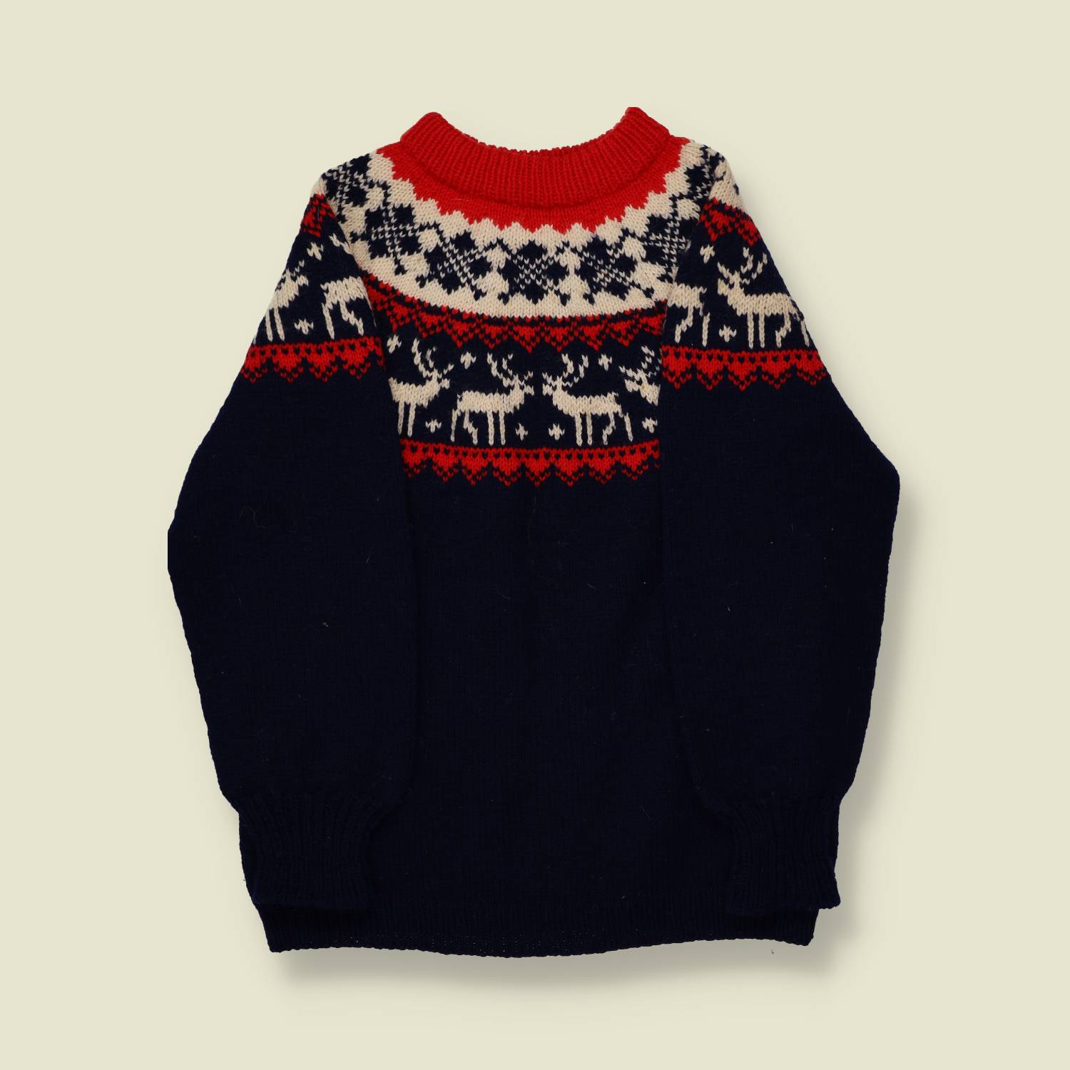 1970s Hand Knitted Jumper - XS/S