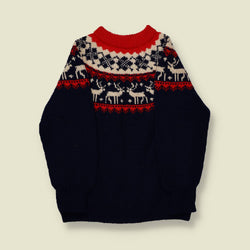 1970s Hand Knitted Jumper - XS/S