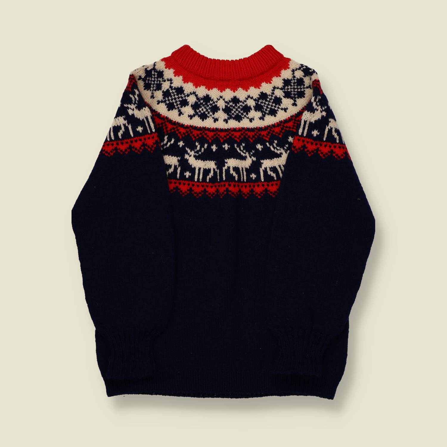 1970s Hand Knitted Jumper - XS/S