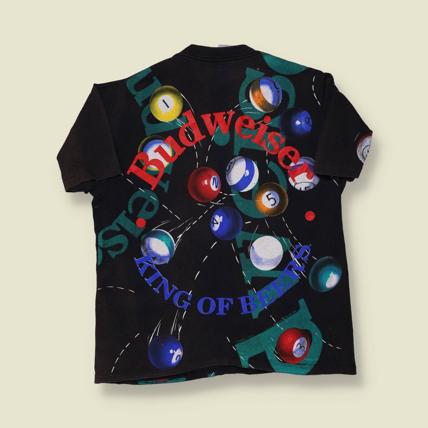 1992 Budweiser King of Beers Billiards Tee - M
