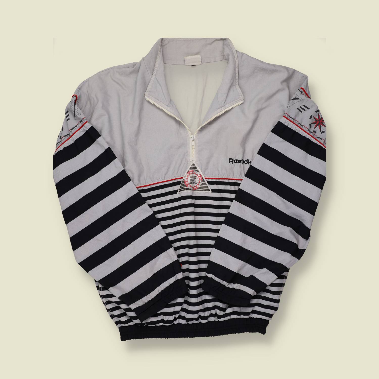 1990s Reebok 1/4 Zip Track Top - M/L