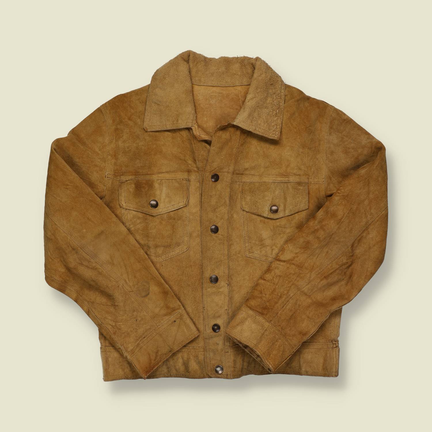 1980s Suede Leather Jacket - S