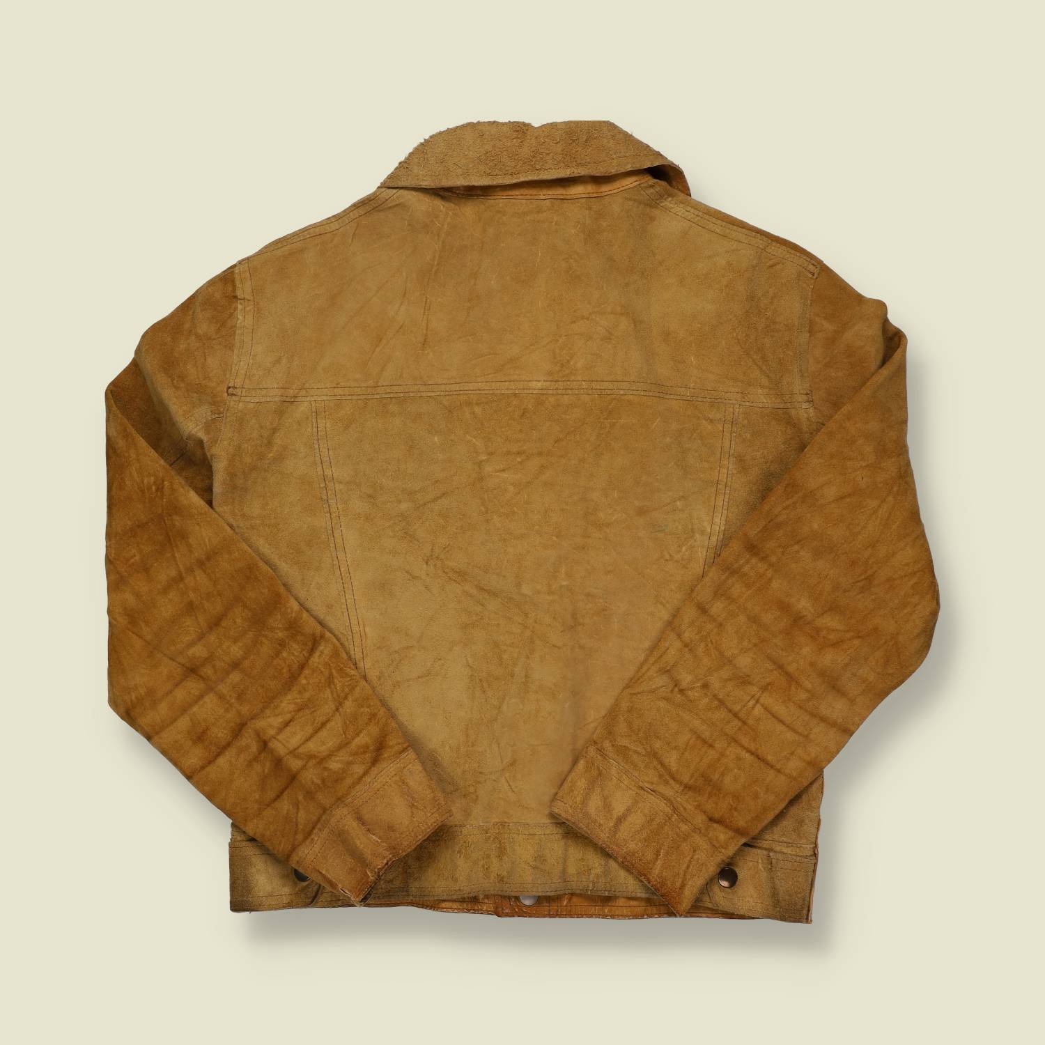 1980s Suede Leather Jacket - S