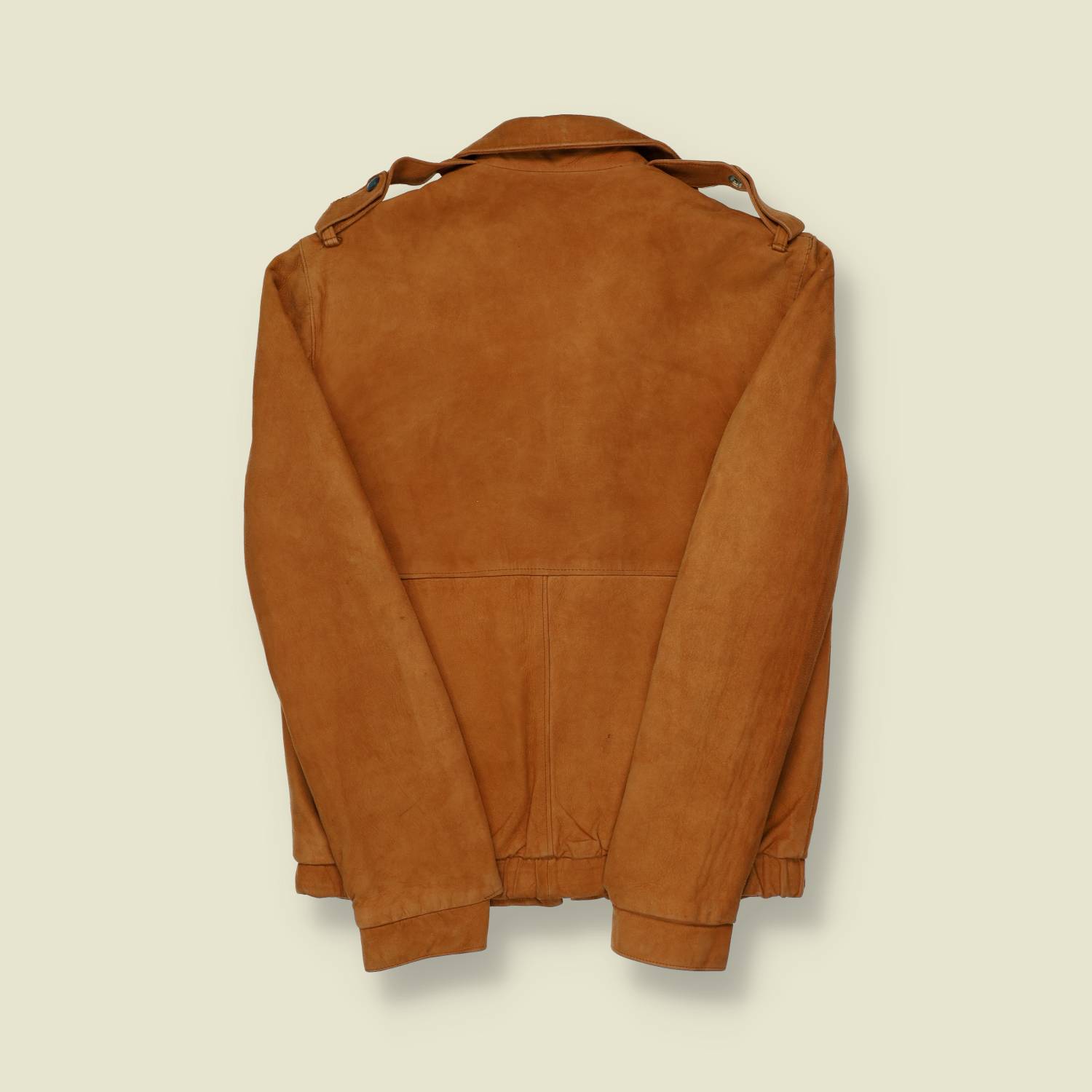 1960s Suede Leather Bomber Jacket - M