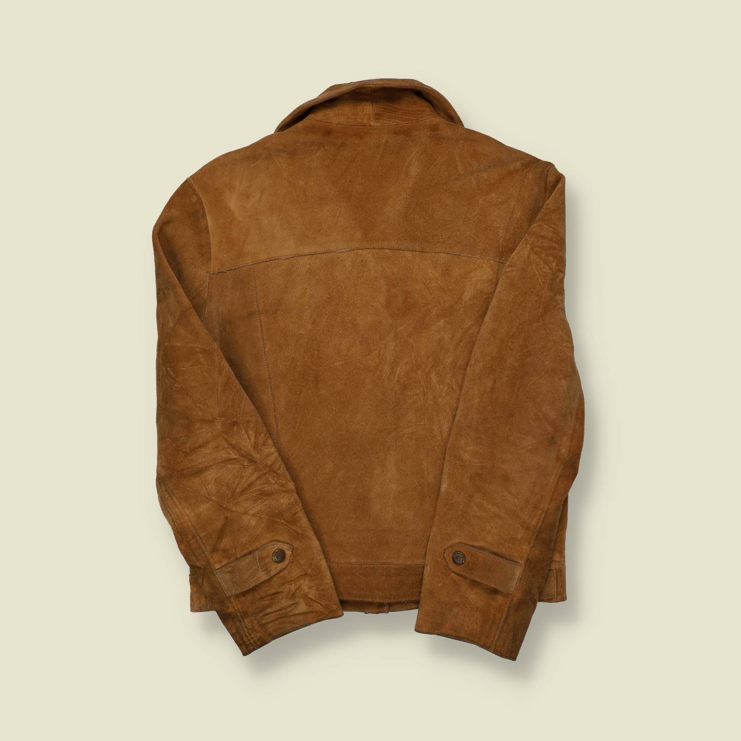 1970s Suede Leather Trucker Jacket - XS/S