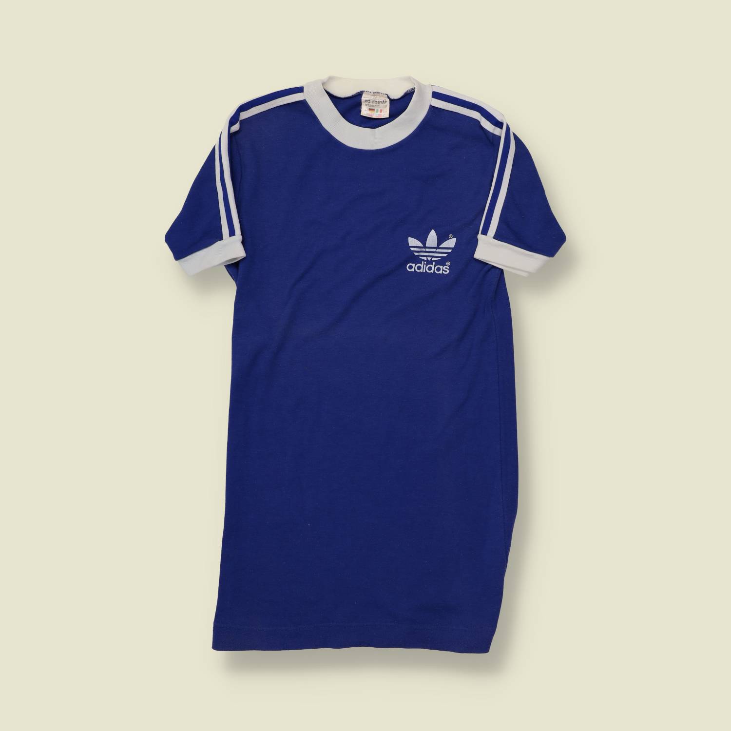1980s Adidas Ringer Tee - S/M