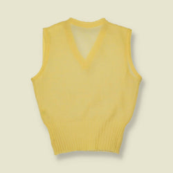 1970s | Knit Tank Vest | Yellow - 8