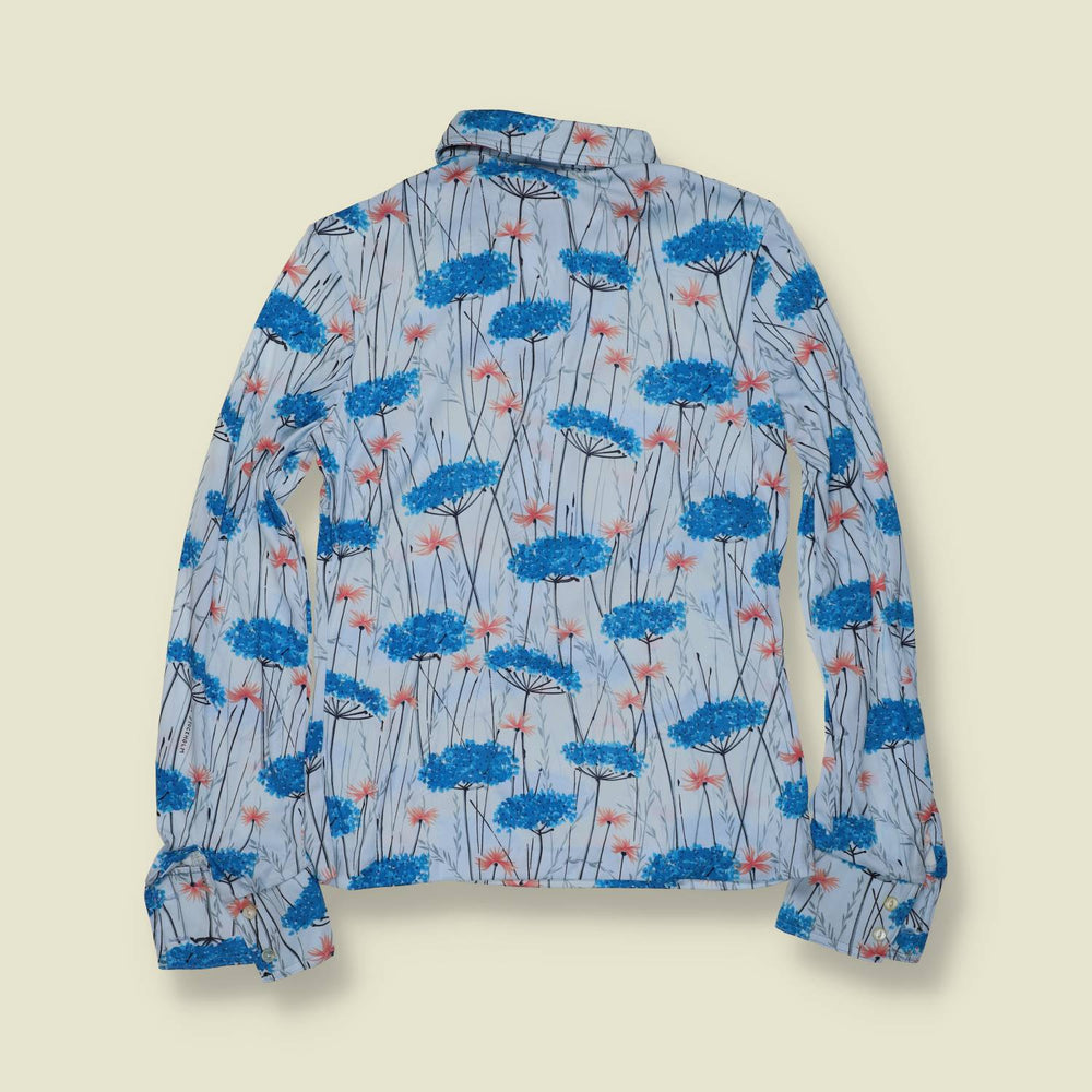 1970s | TGL Stockholm | Deadstock Blouse | Blue Floral - 8