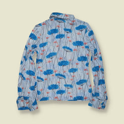 1970s | TGL Stockholm | Deadstock Blouse | Blue Floral - 8