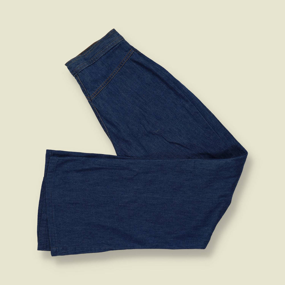 1970s | Denim Flares | Indigo - w25"