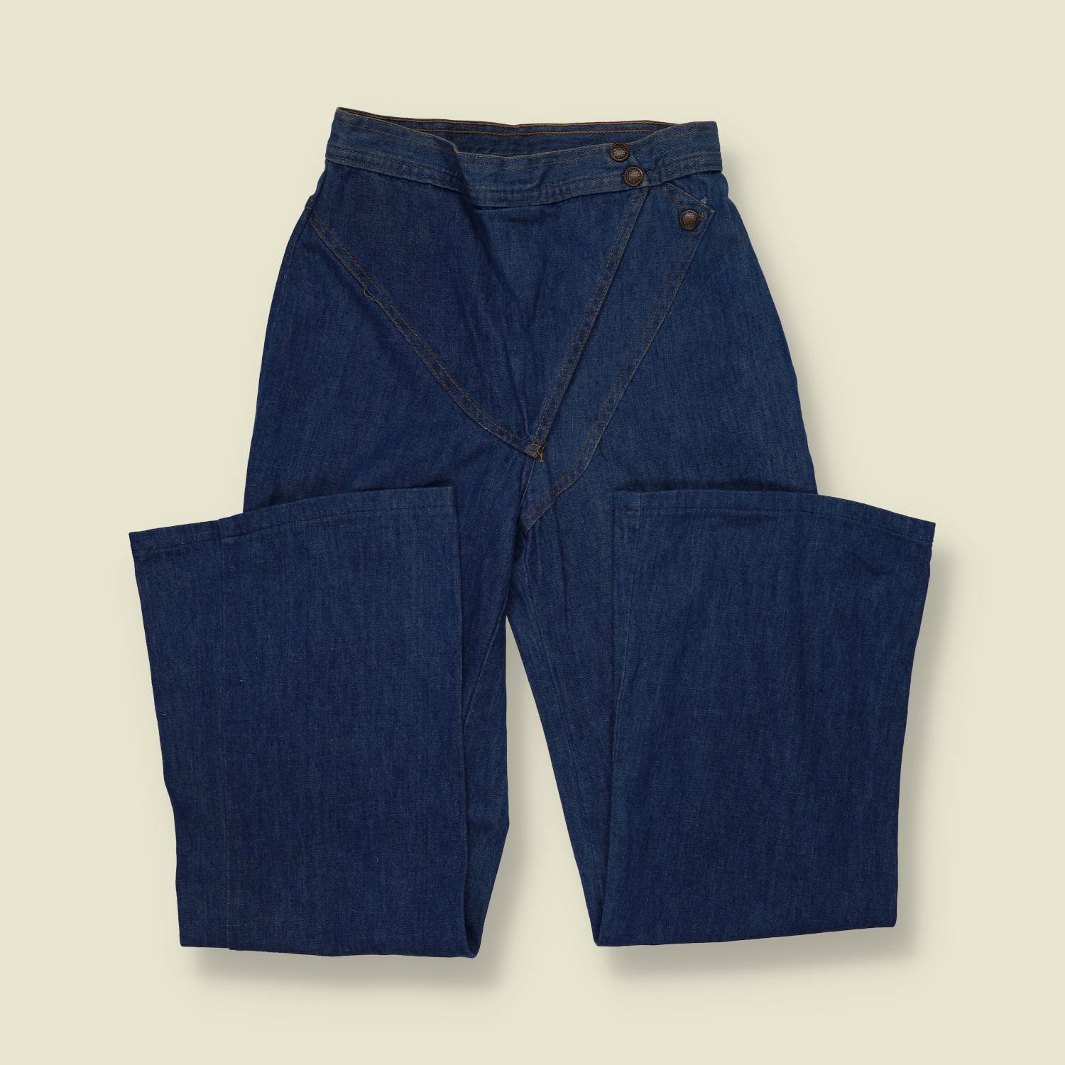 1970s | Denim Flares | Indigo - w25"