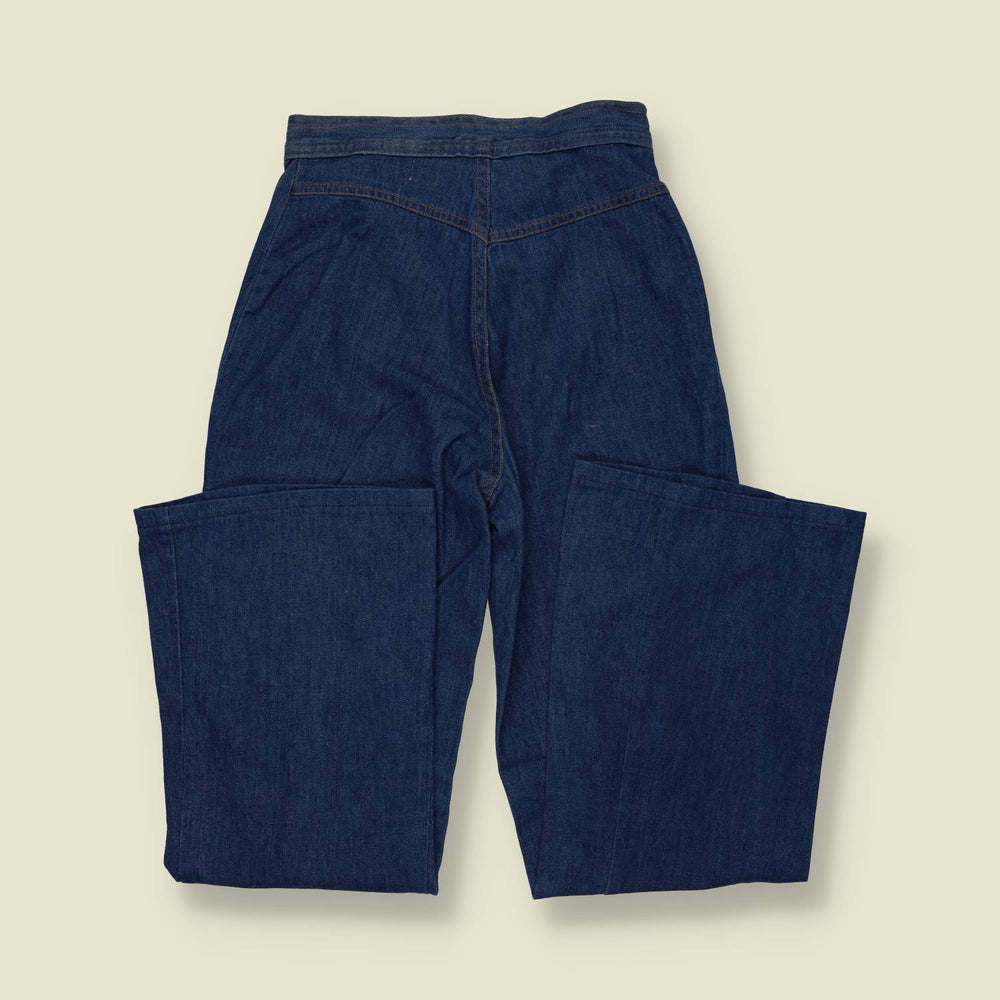 1970s | Denim Flares | Indigo - w25"