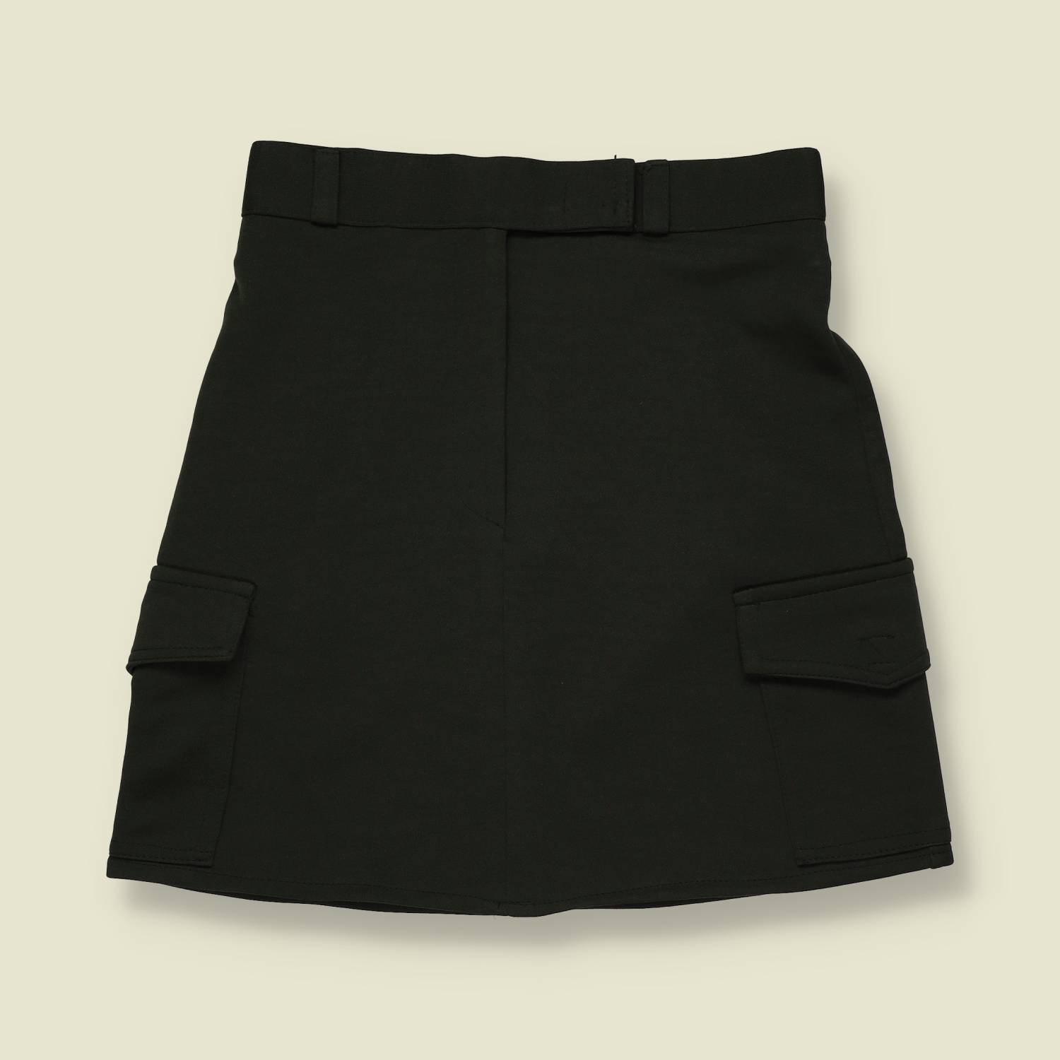 1970s | Made in England | Cargo Mini Skirt | Green - w26