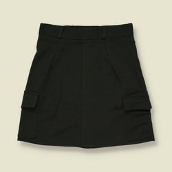 1970s | Made in England | Cargo Mini Skirt | Green - w26
