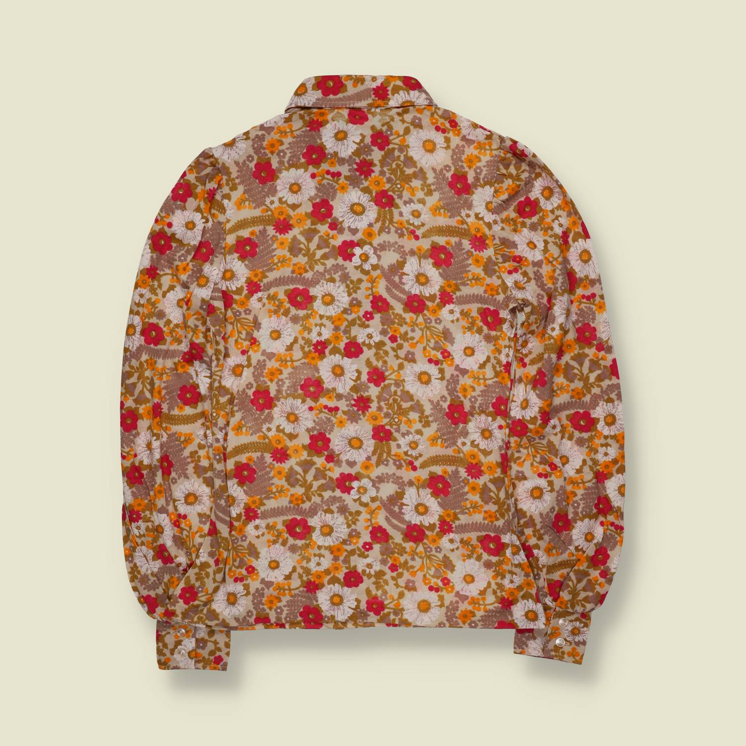 1970s | TGL | Deadstock Blouse | Floral - 8