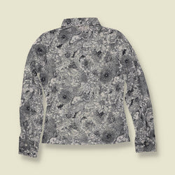 1970s | TGL Stockholm | Deadstock Blouse | Black & White Floral - 8