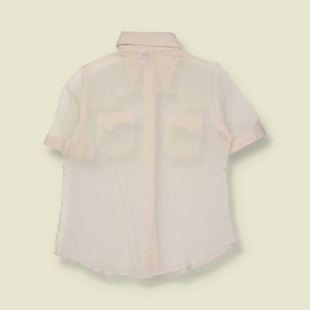 1970s | City Swingers | Deadstock Blouse | White - 12
