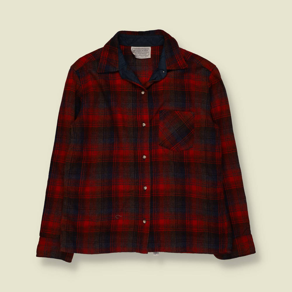 1980s | Pendleton | Shirt | Red Tartan - 12