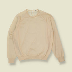 1970s | Pointelle Knit Jumper | Cream - 10