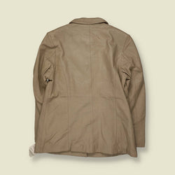 1990s | M19 | Leather Jacket | Beige - 14