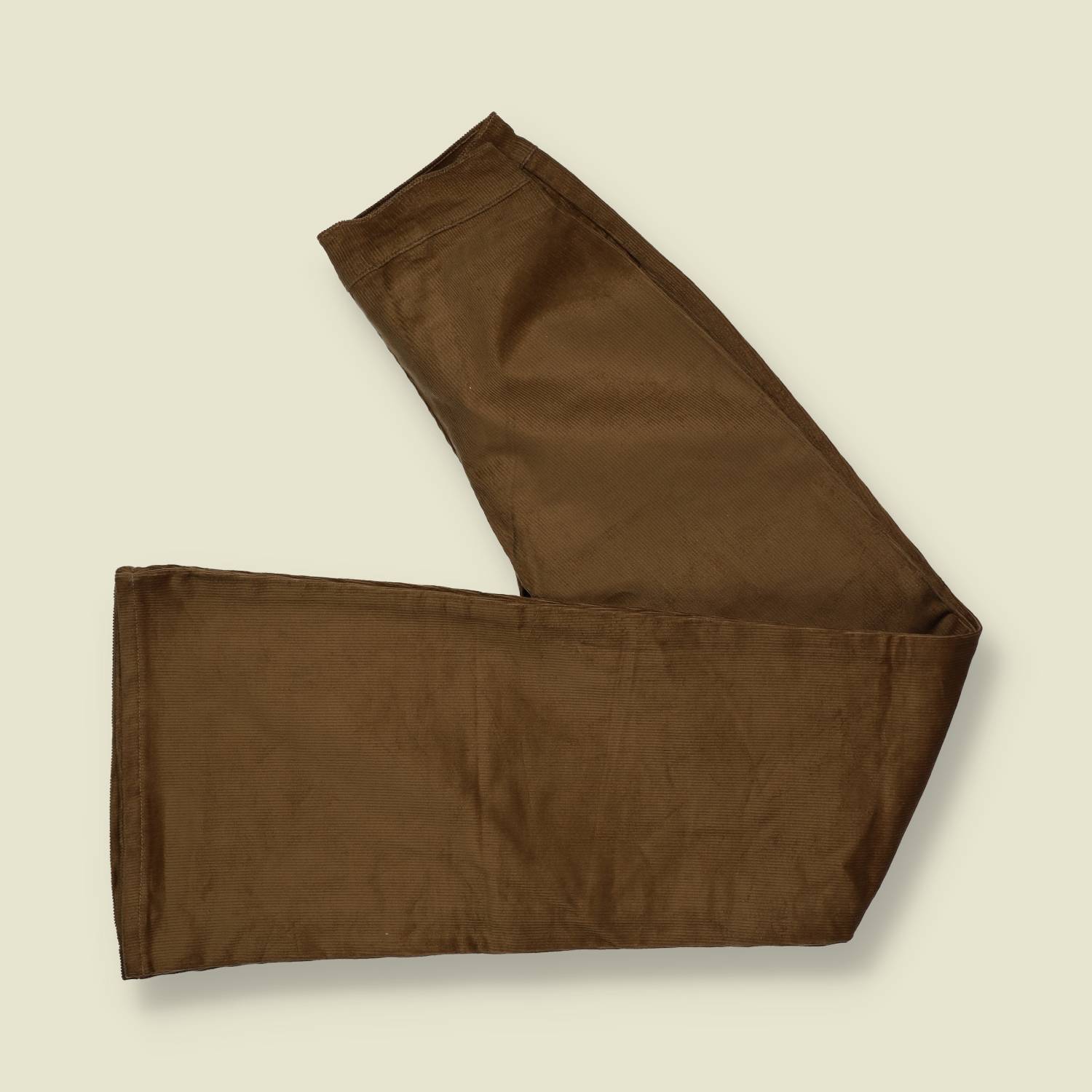 1970s | Libido | Deadstock Flared Trousers | Brown – w24