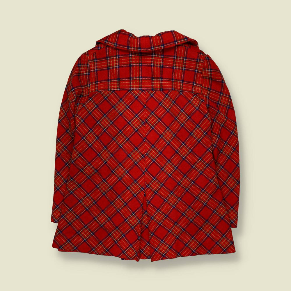 1970s | Plaid Coat | Red Tartan - 8