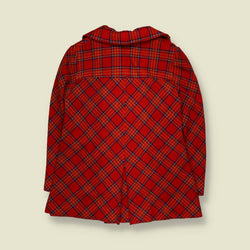 1970s | Plaid Coat | Red Tartan - 8