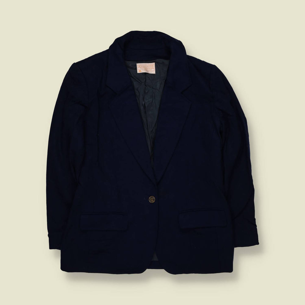 1970s–1980s | Pendleton | Made In USA | Blazer | Navy - 12