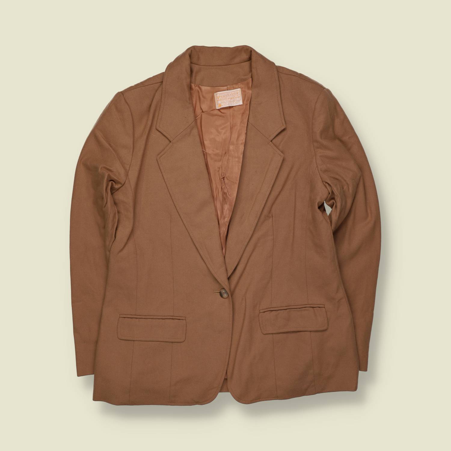 1970s–1980s | Pendleton | Made In USA | Blazer | Camel Brown - 12
