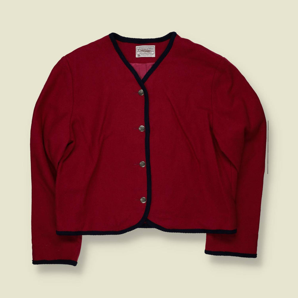 1980s | Pendleton | Made In USA | Jacket | Red - 16
